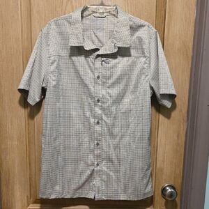 Costa Men's Casual Checkered Button-Down Shirt